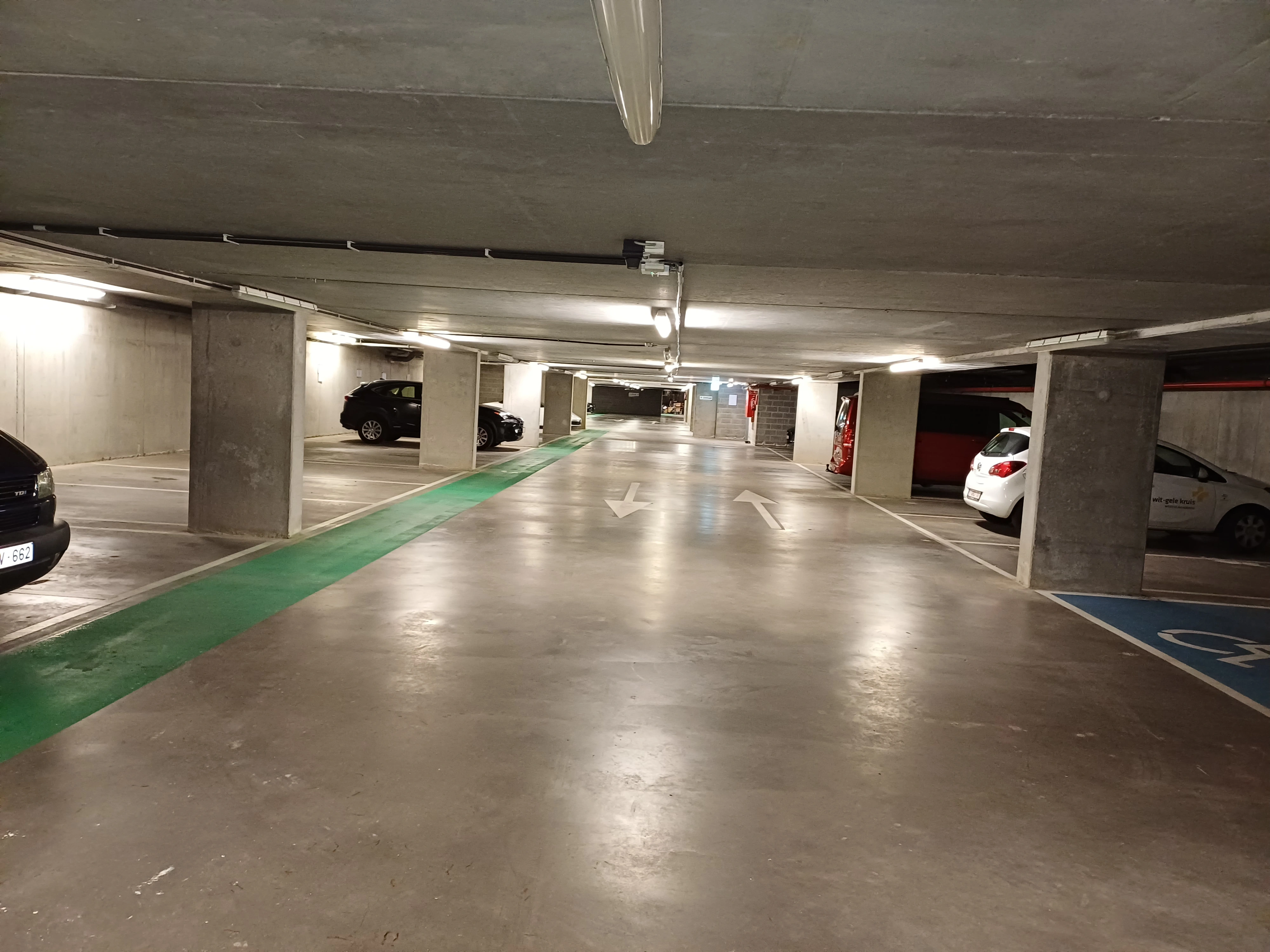 Ondergrondse parking van Ter Potterie