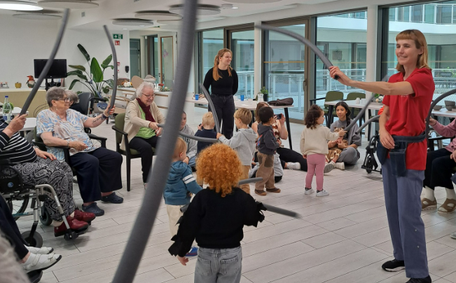 spmw turnen met kindjes